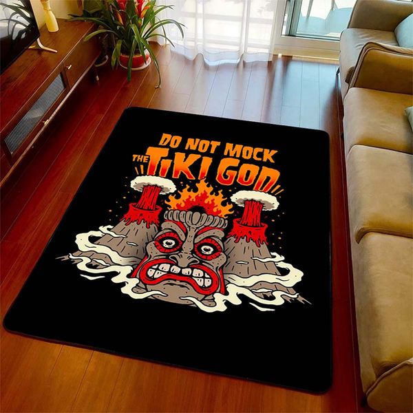 Tiki Bar Carpet Hawaii Holiday Floor Mats Party Summer Beach Bar Pub Area Pub Area For Home Decorations DOORMAT MATE DE CHAIS