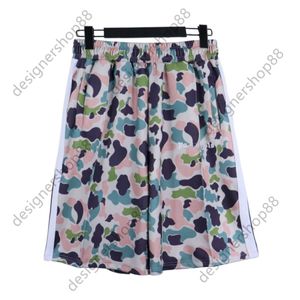 Tiktok -influencer dezelfde ontwerper Pure Cotton Pa Camo Casual Shorts Losse passende Europese en Amerikaanse Cross Border Sports Capris Florida Beach Shorts