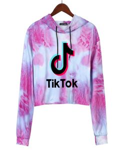 Tiktok Sweatshirt voor Dames Meisjeskleding Tik Tok Herfst Winter Capuchon Letter Hoodies Sport Trui Kleding5059267