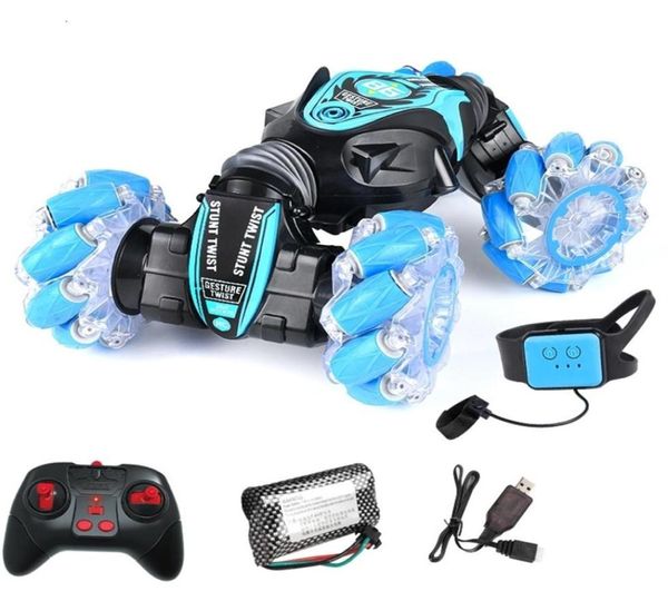 Tiktok Watch Gesture Induction Remote Control Remote Drift Vehículo Offroad Vehículo RC Deformación de acrobacias Niños039s Toy284p3688632