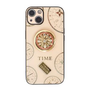 Time Diamond-incrusted Bracket Mobile Phone Cases designer Bling support pour iphone 11 12 13 14 pro max