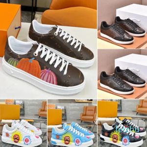 Time Out Sneaker Design Men Ollie Richelieu Sneaker Rubber Shoes Outsole Letter Combinatie Bloemcoach Rivoli Sneaker Design Denim Canvas schoenen