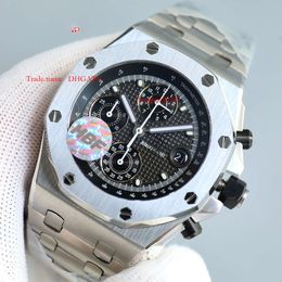 Time Watch Factory Automatique 26470 Designers Acier 26400 La série 26238 Chronographe Céramique Alliage HBF Blanc Mouvement mécanique Montredeluxe pour hommes 155