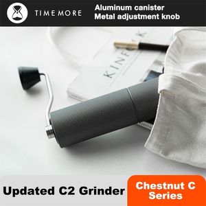 Timemore Chestnut C2 Upgrade Handleiding Koffiemolen Draagbare Hoogwaardige Handmolen met dubbele lagerpositionering 220225