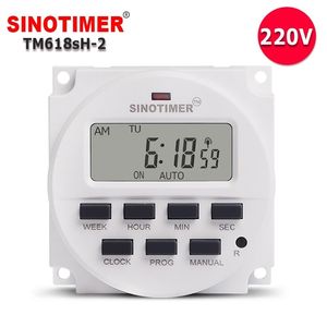 Minuteries 1 seconde intervalle 5V 12V 110V 220V alimentation 7 jours hebdomadaire programmable numérique électronique éclairage minuterie quotidienne interrupteur 230804