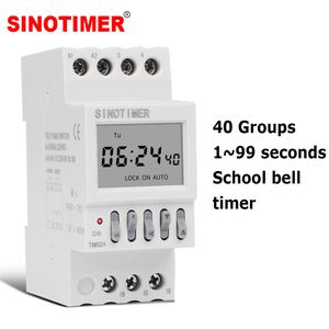 Timers 40 Groups School of Factory Bell Controller 1 Tweede intervalring Timer Switch 230422