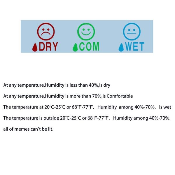 Minuteries 7XEA thermomètre hygromètre Ndoor avec enregistrement MAX/Min compteur d'humidité rétro-éclairage jauge de température grand écran LCD