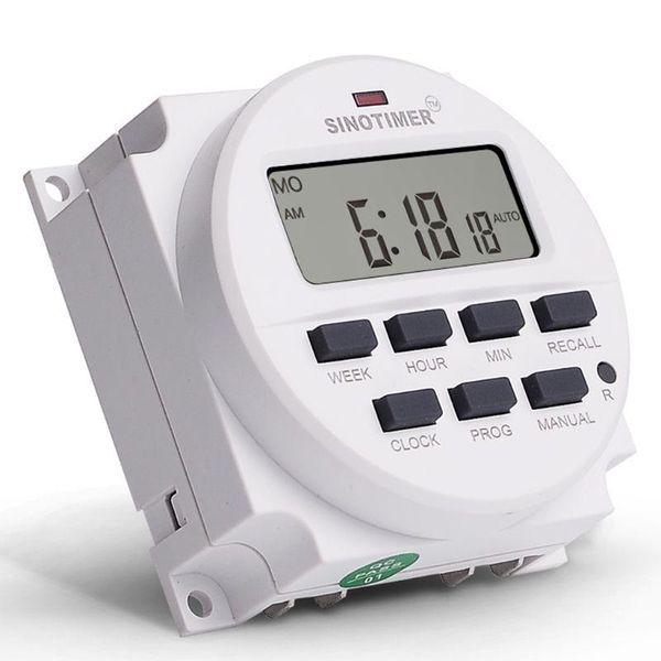 Minuteries BIG LCD Digital 220V Programmable Timer Switch avec fonction de compte à rebours 35ED