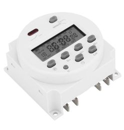 TIMORES CN101A DC 12V TIMER LEVEUX DIGUMMENT LCD Power Power Programmable Interrupteur temporel Relais 16A AMPS Double sortie pour les lampes lumineuses F8992532