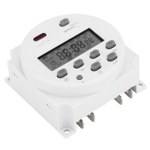 TIMERS CN101A DC 12 V TIMER ZAW DIACTE DIGITAAL LCD Power Programmeerbare Tijdschakelaar Relais 16A Amps Dual Outlet voor Lichten Lampen F