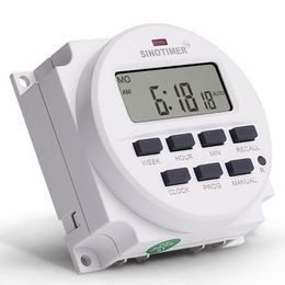 Minuteries DC 12V AC LCD 7 jours, minuterie programmable, compte à rebours, contrôle de relais K43C