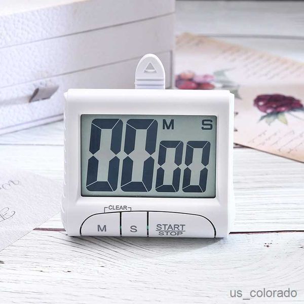 Temporizadores Digital para cocina, temporizador de dígitos grandes, reloj de cuenta atrás, alarma, temporizador electrónico para cocinar y hornear R230731