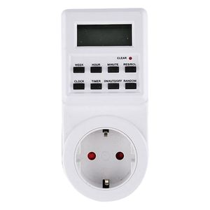 Timers EU/US/UK/AU 230V Plug Switch Socket Socket Plug-in programmeerbare timer met Clock Summer Time Random Functie