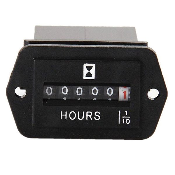 Minuteries Fashiondc 6-80V Mécanique Compteur Horaire - Compteur Horaire Pour Moteur Générateur Bateau Automobiles Motorcross Moteur Camion Tracteur