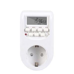 Timers LCD Digital Timer Switch Energy Saving Smart Control Socket Programmeerbare instelling van klok/ aan/ uit -tijd EU/ US/ UK -plug