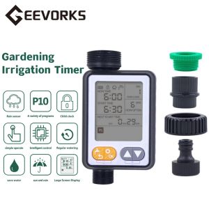 Timers LCD-tuinbewateringstimer Irrigatiecontroller Regensensorbediening Digitaal programmeerbaar kraanbewateringssysteem