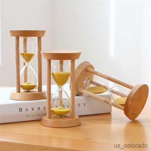 Timers Minuten Houten Zandloper Woondecoratie Desktop Zand Klok Timers Zand Zandloper Zandloper Timer Klok Keuken R230731