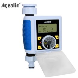 Timers Nieuwe Grote DialLarge Scherm LCD Automatische Elektronische Water Timer Magneetventiel Tuinirrigatie Controller Systeem #21055