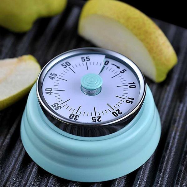 Minuteries sans batterie Aimant puissant Alarme forte Minuterie de cuisine mécanique pour la cuisson au four Faire ses devoirs Étude Fitness pour voiture faciale