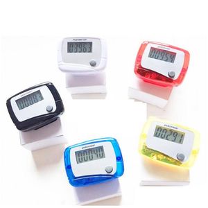 Timers Pocket LCD stappenteller Mini Single Functie Stap Counter Drop Delivery School School Business Industrial Measurement Analysis I DHHJA