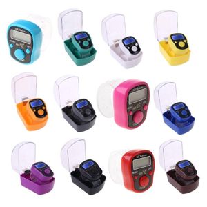 Timers Portable Wrist Digital Electronic Counter With LED Light And Sound Finger Tool F2TB