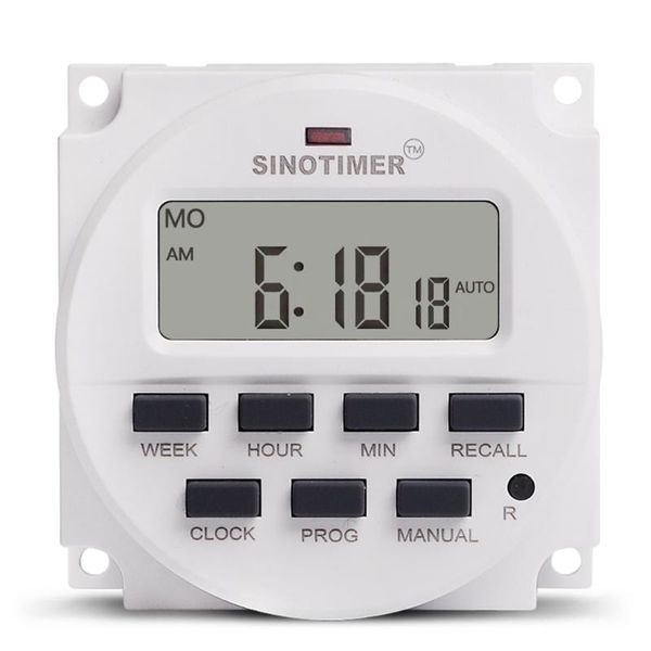 Minuteries SINOTIMER 5V hebdomadaire 7 jours Programmable minuterie numérique relais minuterie contrôle compte à rebours rappel annuler pour appareil électrique