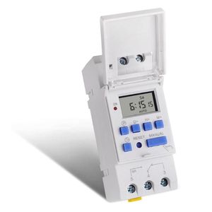Timers Sinotimer Switch Relay Timer Control AC 220V 1.5W Weekly 7 Days Digital Programmable Time Din Rail Mount voor elektrisch apparaat