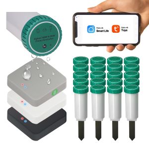 Temporizadores Tuya Zigbee Bluetooth Wifi Temperatura del suelo Sensor de humedad Probador Detector de jardín para plantas de interior y exterior Controladores remotos