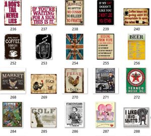 Tin Signs Collection Vintage Wall Art Retro Tin Sign Oude Muur Metalen Painting Art Bar Man Cave Pub Koffie Restaurant Woondecoratie