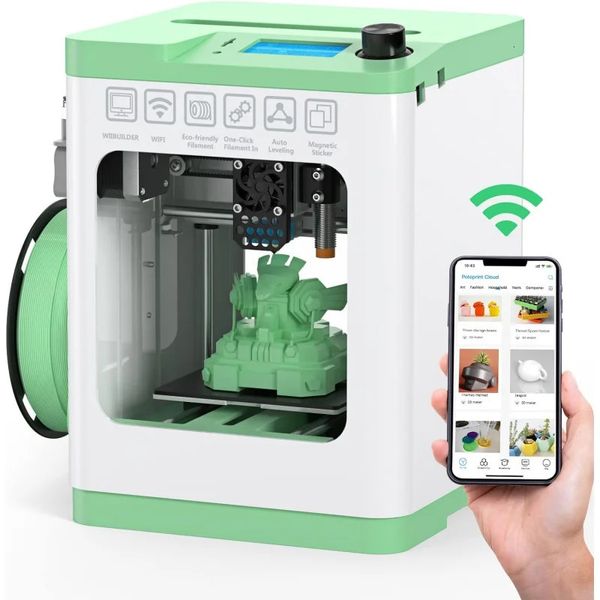 Imprimantes 3D TINA2S avec imprimerie de nuage Wi-Fi entièrement assemblée et mini-imprimante 3D 3D pour les débutants PR 240420