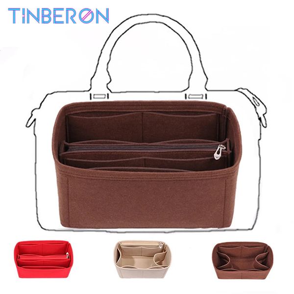 Sac Tinberon dans un sac en feuilles de draps de draps doublure de voyage Insert Organisateur de sac à main