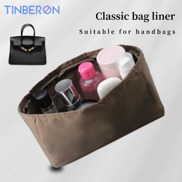 Tinberon Make Up Organizer Insert Insert Sac pour luxe sac à main de voyage de voyage en nylon doublure sac à main