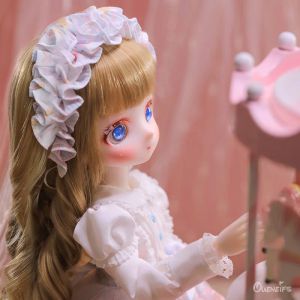 Tiny 1/6 BJD Doll Shuga Fairy avec minuscule corps Belle poupées de haute qualité en résine rose