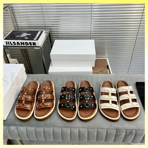 Tippi muilezel kalfsleer leer vrouwen glijden clea gladiator sandaal dames designer slippers zomers luxe schoenen maat 35-42 sandalen retro lederen witte muilezel schoenen