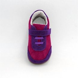 Tipsietoes merk hoogwaardige mode echt leer kinderen schoenen voor jongens en meisjes herfst op blote voeten sneakers LJ201203