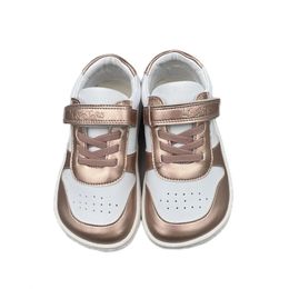 TipSietoes Spring Reultine Leather Shoe for Girls and Boys Kids Kids Barefoot Sneakver Minimalist Elastic Strape 240416