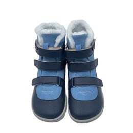 TipsieToes Top marque pieds nus en cuir véritable bébé enfant en bas âge fille garçon enfants chaussures pour la mode hiver bottes de neige 240108