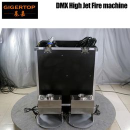 TIPTOP scène lumière chine haute Jet haute hauteur feu Jet Machine Flightcase Pack kérosène + azote gaz mélangé 150W DMX 512 contrôle