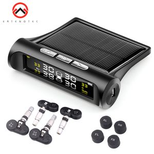 Bandenspanning Indicator Smart TPMS Monitoring Alarm Digitale LCD-scherm Steelmate Power Solar TPMS Alarmsysteem Pressur Sensor