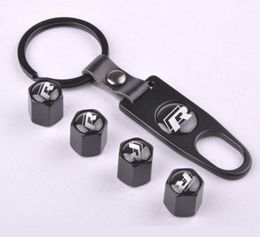 Banden Vae stengels Caps Roestvrij stalen wiel R Lijn Rline GTI Wrench Keychain voor Passat Sagitar Magotan Tiguan 7colors