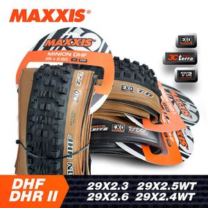 Pneus 1 pièce MAXXIS Tubeless prêt EXO Protection TR 29*2.3/2.4/2.5 pneu de vélo DH VTT pneu pliant descente MINION DHF DHR 0213