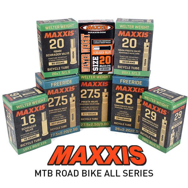 Pneus 1pc ultraléger MAXXIS 26 vélo intérieur toutes tailles 16 20 26 27.5 29 AV FV Presta Stab résistant aux coups vtt vélo de route Tube caméra pneu 0213