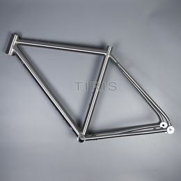 Tiris CR5 Titanium Gravel Bike Frame Cyclocross Ultralight Bicycle Framework Accessories 700c Parts Frameset 29 stuks Custom