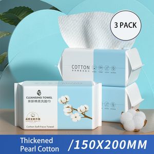 Tissue 300 vellen zachte dikke wegwerp gezicht handdoek katoenen reinigingsweefsels make -up remover droge doekjes huidverzorging 230511