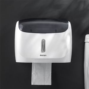 Boîte à mouchoirs Distributeur de papier hygiénique Rangement à domicile pour salle de bain Accessoires de support de toilette portable 210423