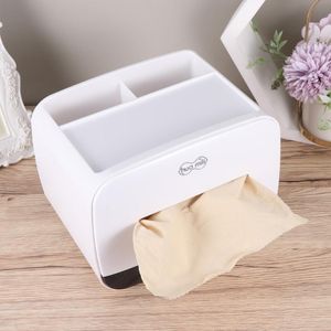 Tissue Boxes Creative Box eenvoudige houder cosmetische opslagcase elegant voor bureau home (wit) servetten