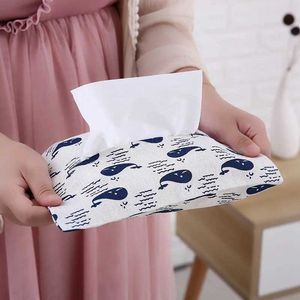 Tissueboxen servetten 1 stks tissue doos doos huisauto servet papieren container schattig papieren handdoekje servet kas zak voor huizendecoratie z0505