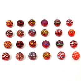 Boîtes à mouchoirs serviettes 24 pièces 16MM personnalisé rouge rare billes de verre de Murano boule ornement jeu flipper jouets créatifs noël année cadeaux d'anniversaire pour les enfants 230613