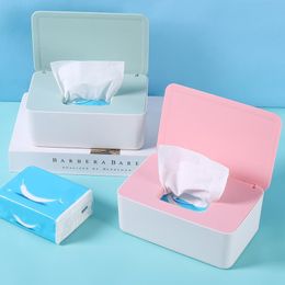 Boîtes à mouchoirs, boîte à serviettes avec couvercle, pochette distributrice de lingettes pour bébé, rangement de lingettes humides, maison voiture BDF99