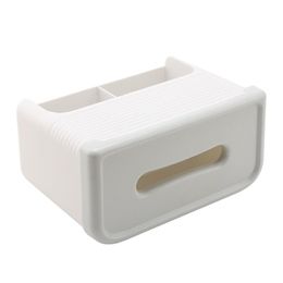 Tissueboxen servetten Creatieve desktopbox Cover Minimalistische afstandsbediening Holder Statoreringen Opslagcase Cosmetica voor groothandel